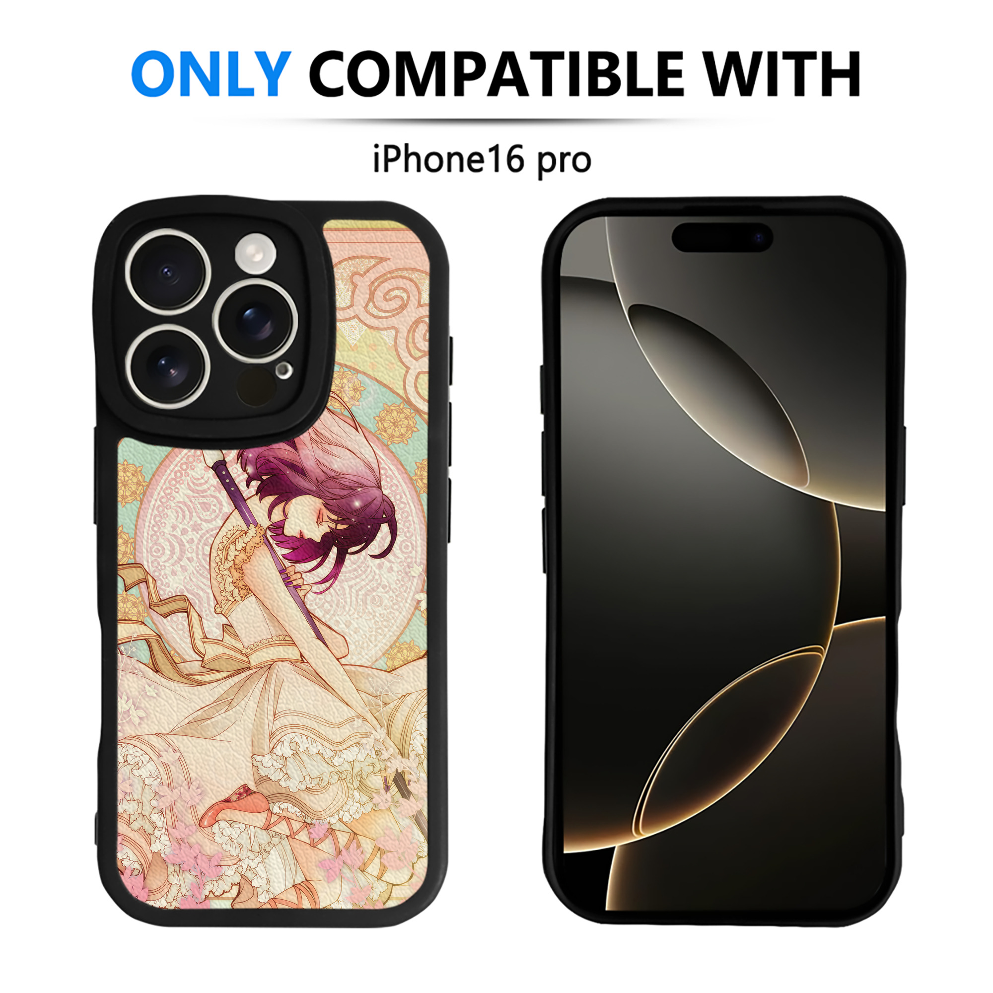（画像用） 美少女戦士セーラームーン Sailor Moon 【iPhone 16シリーズ対応】シリコンスマホケース（レザー調） 材質：シリコン